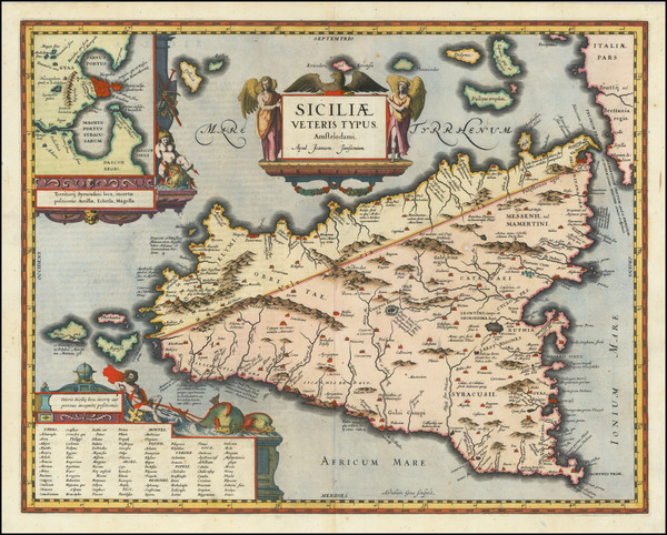 32-Sicily Map By Jan Jansson