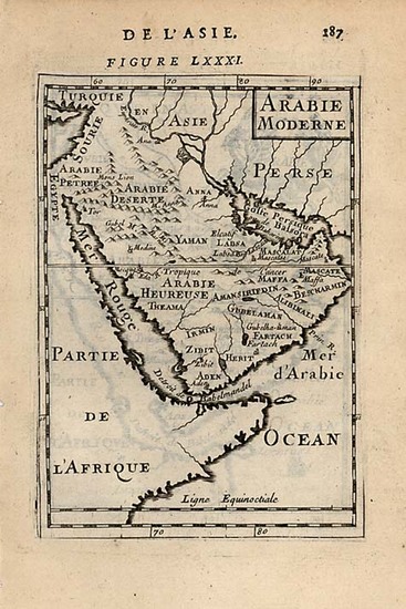 47-Asia and Middle East Map By Alain Manesson Mallet