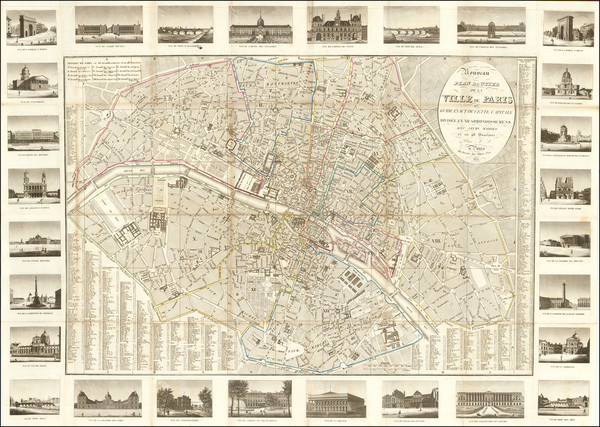 90-Paris and Île-de-France Map By Auguste Logerot