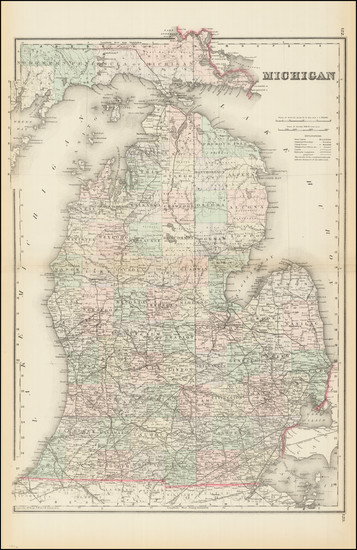 81-Michigan Map By R. Gray