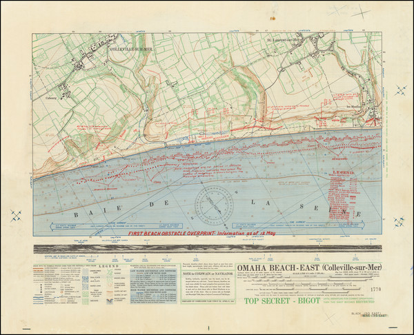 5-World War II and Normandie Map By Commander Task Force 122