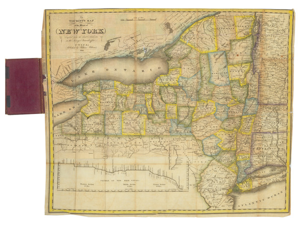 31-New York State Map By William H. Williams