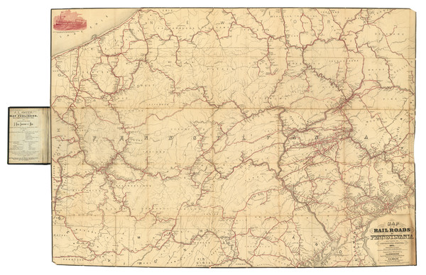 72-Pennsylvania Map By J. A. Anderson