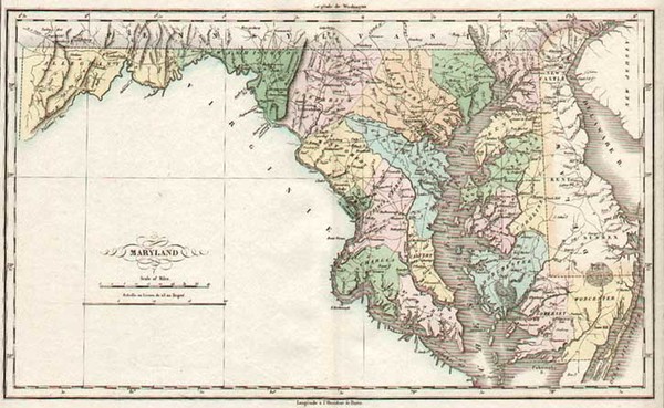 61-Mid-Atlantic Map By Jean Alexandre Buchon