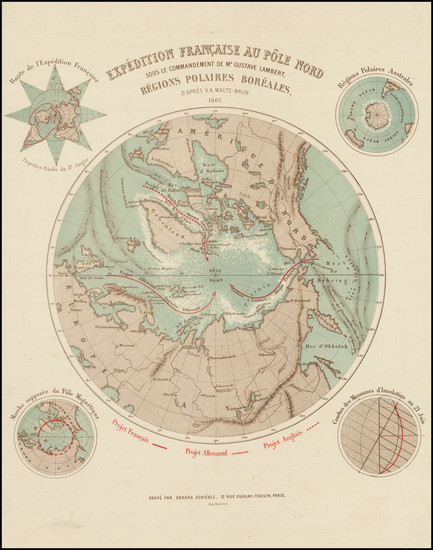 69-Polar Maps Map By Erhard Schieble