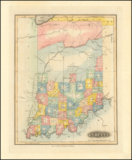 16-Illinois Map By Fielding Lucas Jr.