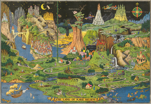66-Pictorial Maps and Curiosities Map By Jaro Hess
