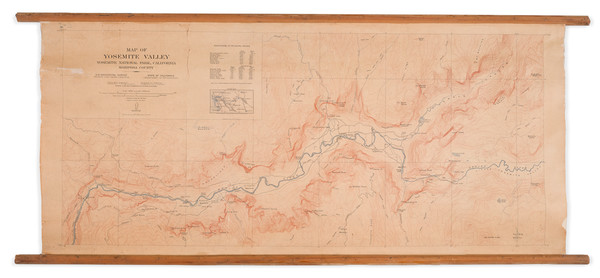 3-Yosemite Map By U.S. Geological Survey