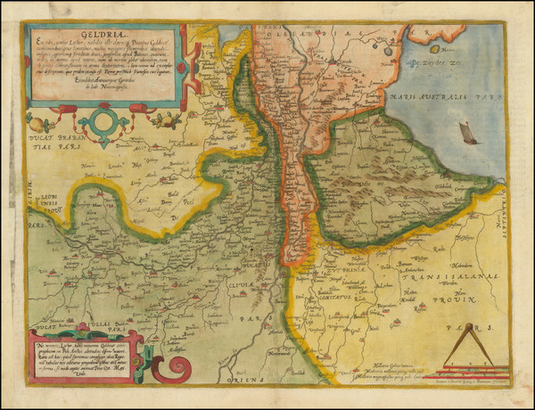 61-Netherlands Map By Gerard de Jode