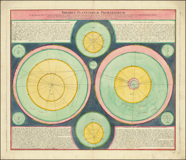 84-Celestial Maps Map By Johann Gabriele Doppelmayr