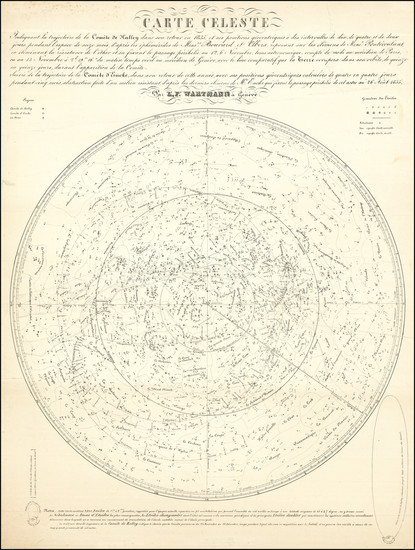 21-Celestial Maps Map By L.F. Wartmann