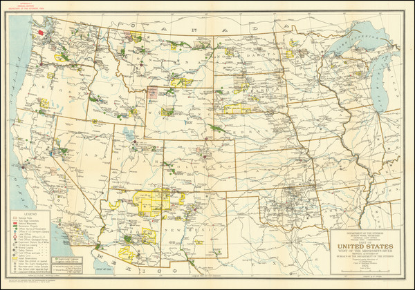 89-United States Map By United States Department of the Interior