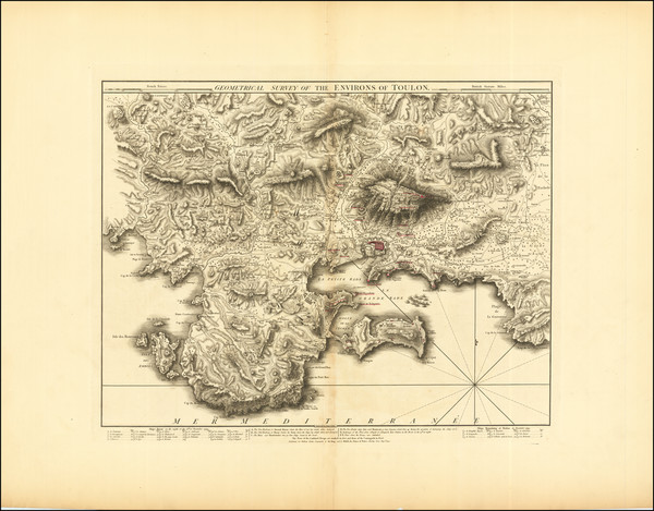 87-Sud et Alpes Française Map By William Faden