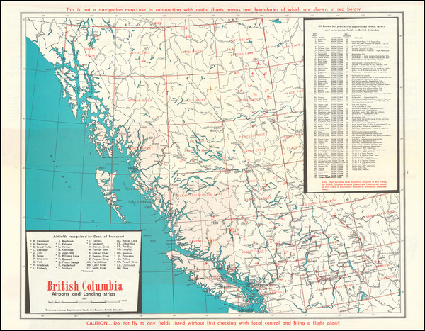 43-British Columbia Map By Vacation Air