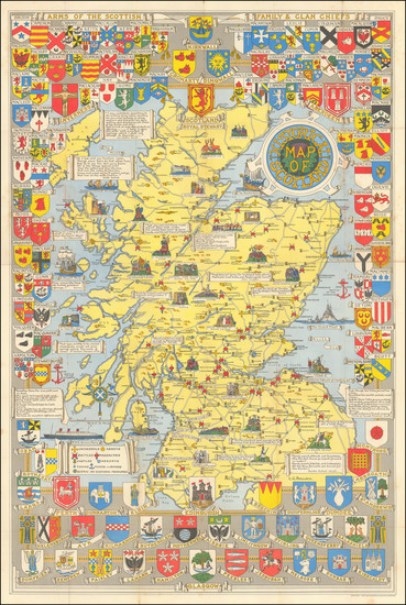 5-Scotland and Pictorial Maps Map By John Bartholomew