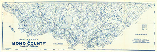 30-California Map By Charles F. Metsker