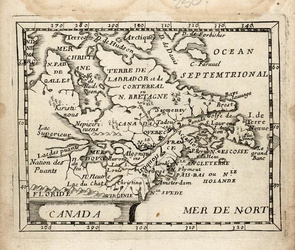 25-New England, Midwest and Canada Map By Pierre Du Val