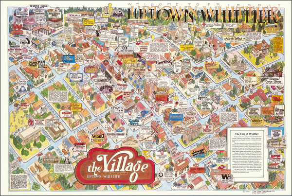 47-Pictorial Maps and Other California Cities Map By Our Town Graphics