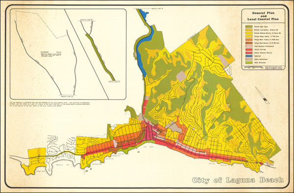 45-Other California Cities Map By Laguna Beach Planning Commission