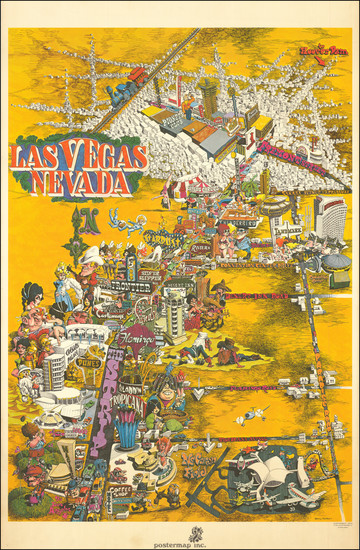 40-Nevada and Travel Posters Map By Henry Hinton