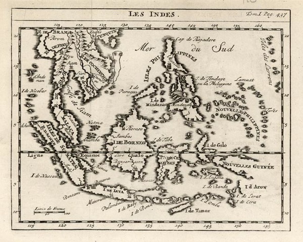 4-Asia, Southeast Asia and Philippines Map By Sanson fils