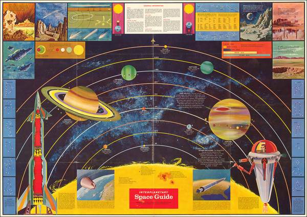 63-Pictorial Maps and Space Exploration Map By Western Printing & Lithographing Co.