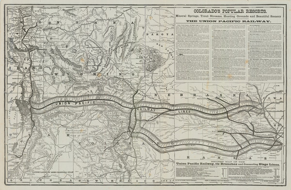 1-Kansas, Nebraska, Colorado, Utah, Colorado, Idaho, Montana, Utah and Wyoming Map By Rand McNall