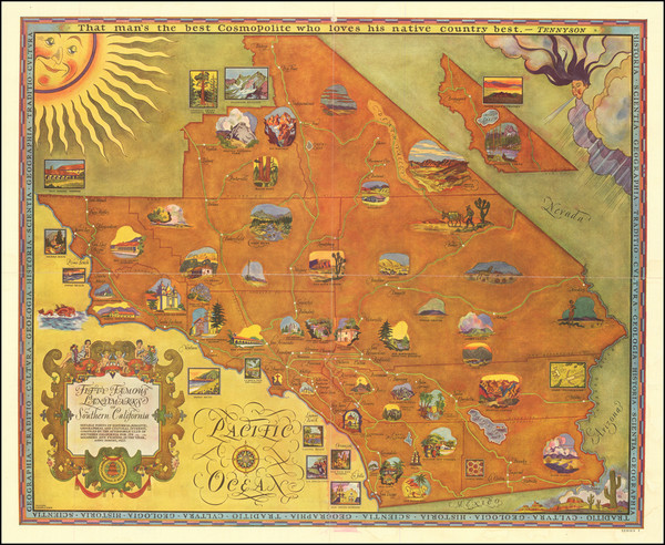 7-Pictorial Maps and California Map By Dillon Lauritzen