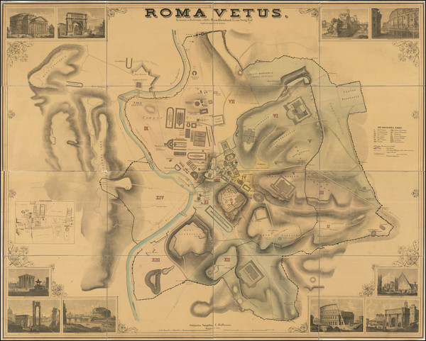 62-Rome Map By Hermann Rheinhard