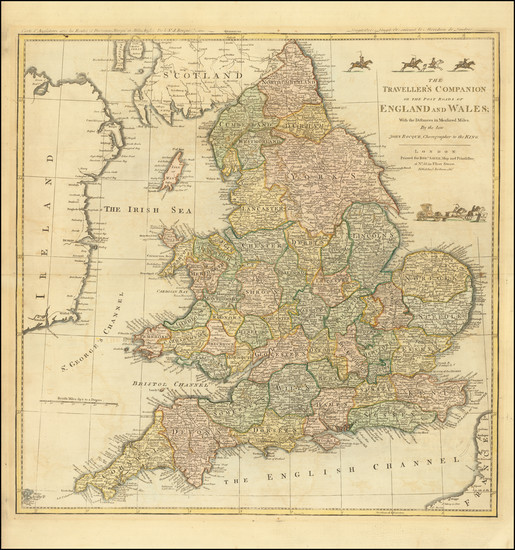 98-England and Wales Map By John Rocque