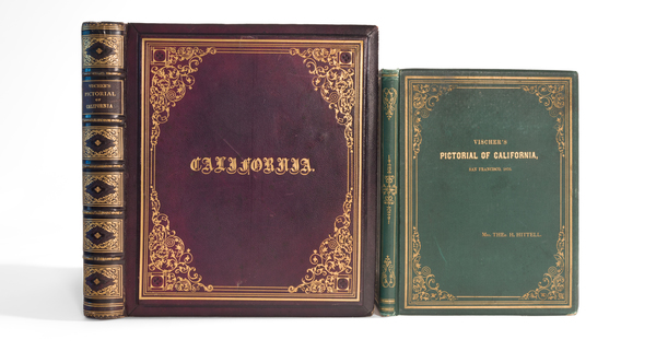 27-California and Rare Books Map By Edward Vischer