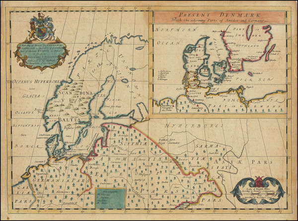 12-Baltic Countries and Scandinavia Map By Edward Wells