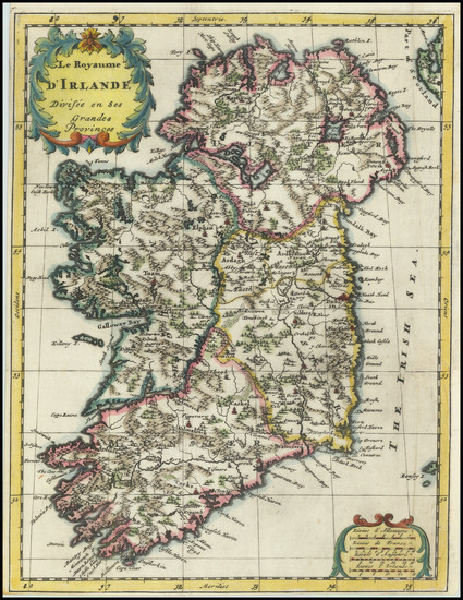 33-Ireland Map By Sanson fils
