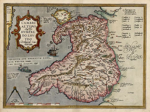 47-Europe and British Isles Map By Abraham Ortelius