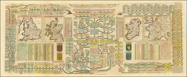 42-British Isles, Scotland and Ireland Map By Henri Chatelain