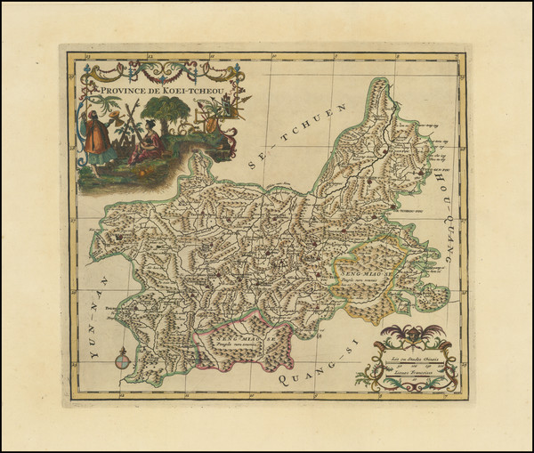 55-China Map By Jean-Baptiste Bourguignon d'Anville