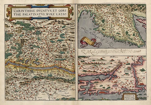 98-Europe, Hungary and Balkans Map By Abraham Ortelius