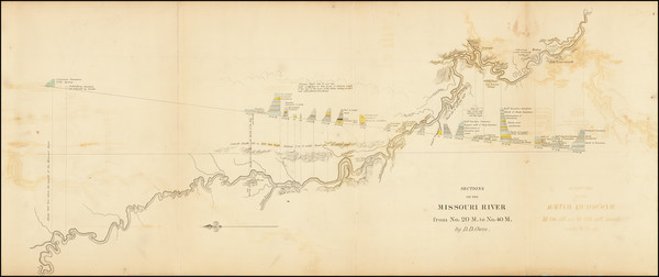 54-Plains, Iowa, Kansas, Missouri and Nebraska Map By David Dale Owen