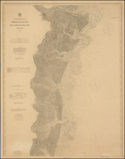 53-Georgia Map By U.S. Coast Survey