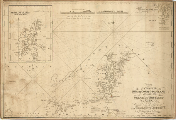 56-Scotland Map By R. & W. Blachford