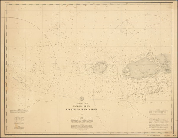 59-Florida Map By U.S. Coast & Geodetic Survey