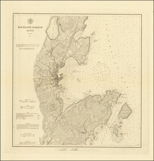 73-Maine Map By U.S. Coast Survey