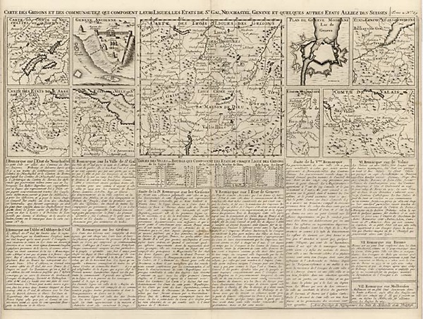 94-Europe and Switzerland Map By Henri Chatelain