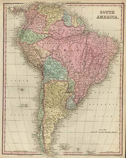 13-South America Map By Henry Schenk Tanner