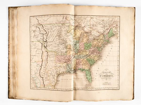 92-Atlases Map By Jean Alexandre Buchon