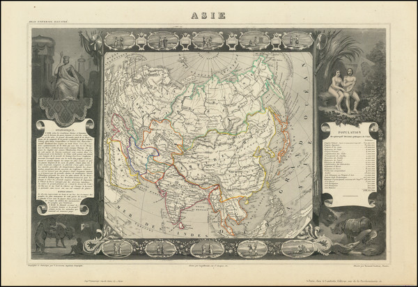 59-Asia Map By Victor Levasseur