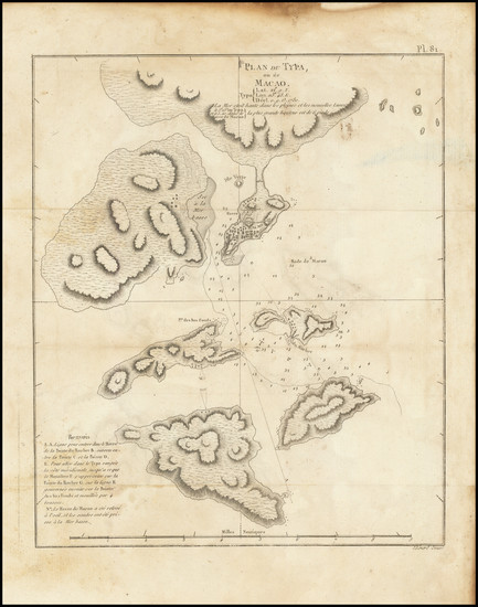 63-China Map By James Cook