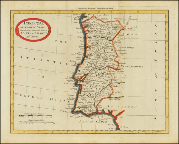 10-Portugal Map By Thomas Bowen
