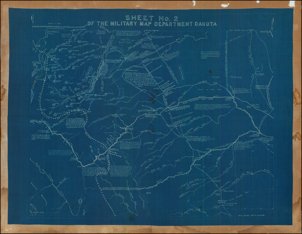 73-Rocky Mountains and Montana Map By Anonymous