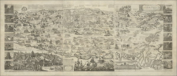 62-Holy Land Map By George Thompson